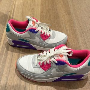 Nike Athletic Shoes - White, Pink, Purple, Teal